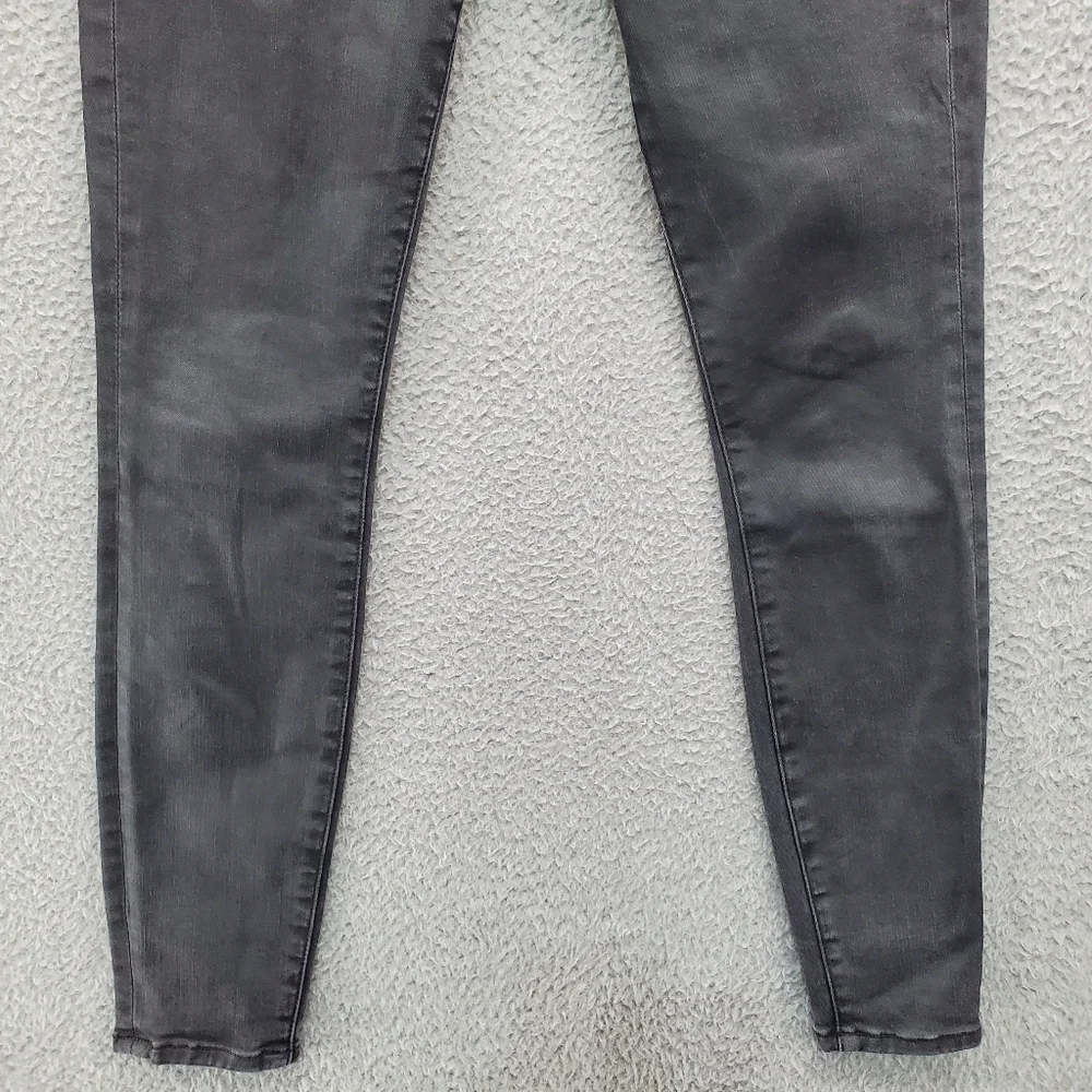 Frame Denim Le High Skinny Jeans Stone Coated Womens Size 25